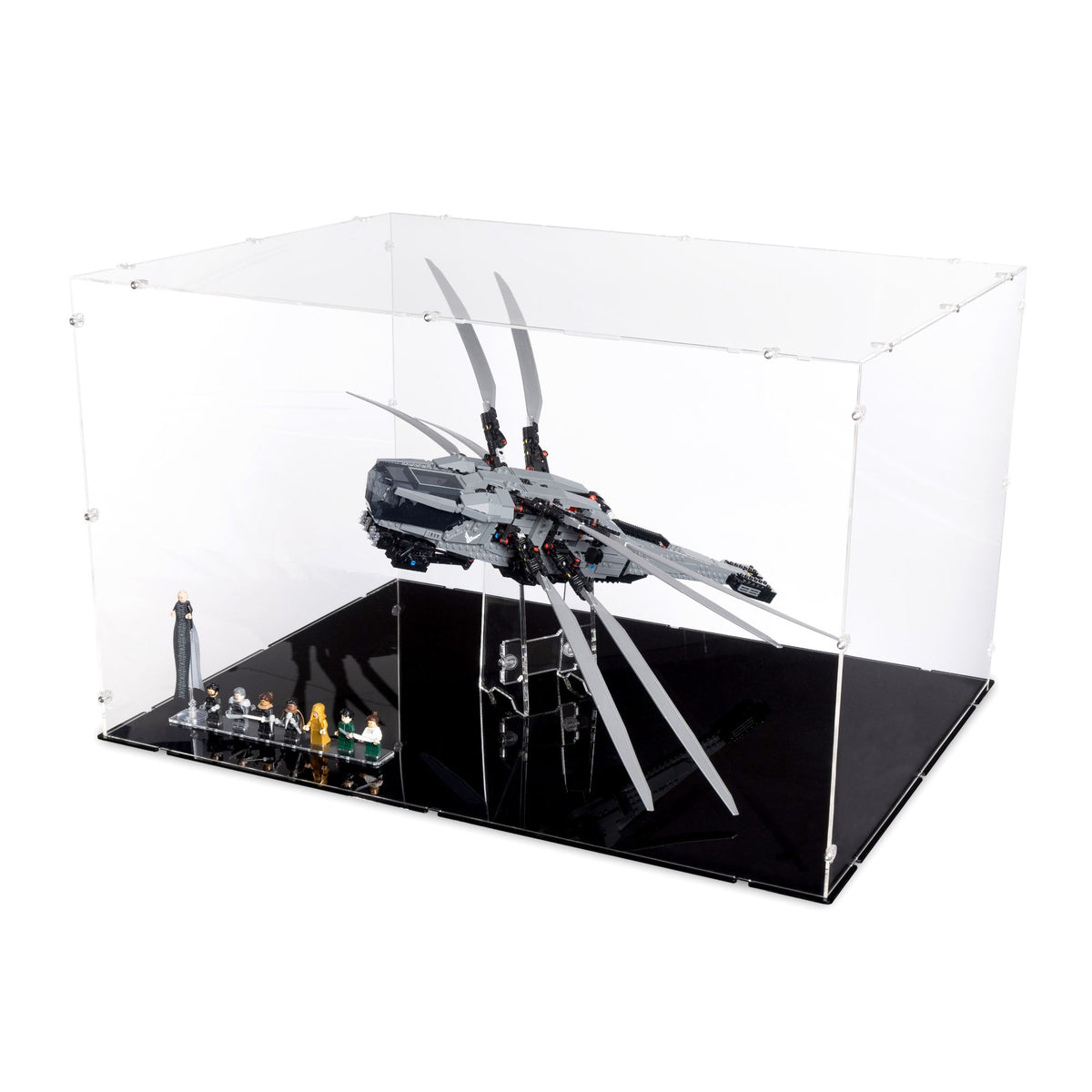Dune Atreides Royal Ornithopter XL Display Case & Stand for LEGO 10327