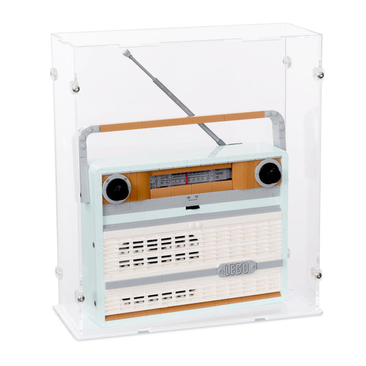 Retro Radio Display Case for LEGO 10334