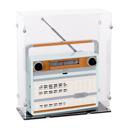 Retro Radio Display Case for LEGO 10334