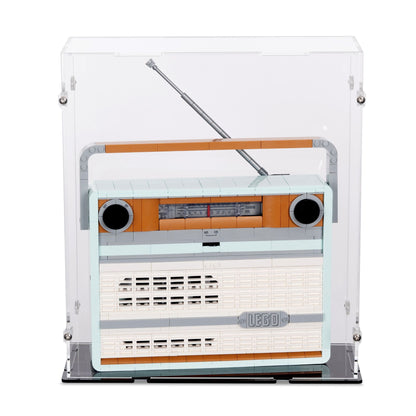 Retro Radio Display Case for LEGO 10334