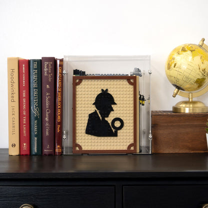 Sherlock Holmes: Book Nook Display Case for LEGO 10351 (Closed)