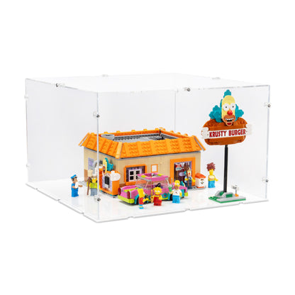 The Simpsons Krusty Burger Display Case for LEGO 10352