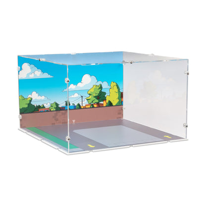 The Simpsons Krusty Burger Display Case for LEGO 10352