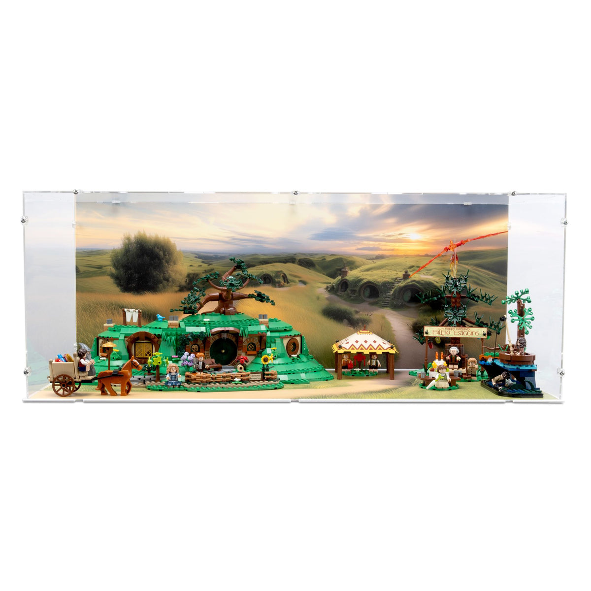 Lord of the Rings The Shire Display Case for LEGO 10354