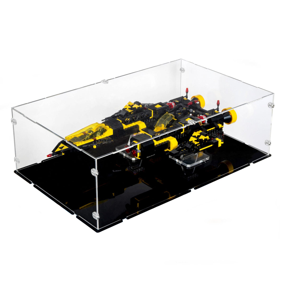 Blacktron Renegade Display Case & Stand for LEGO 10355