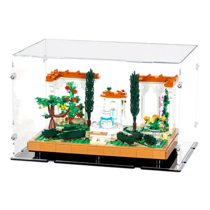 Fountain Garden Display Case for LEGO 10359