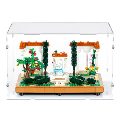 Fountain Garden Display Case for LEGO 10359