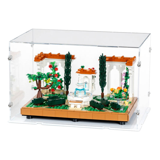 Fountain Garden Display Case for LEGO 10359
