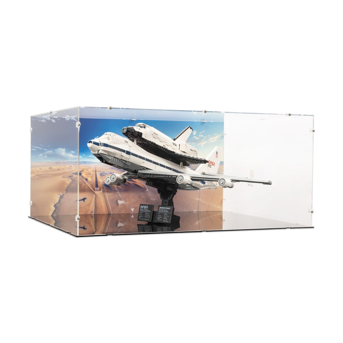 NASA Shuttle Carrier Aircraft Display Case for LEGO 10360