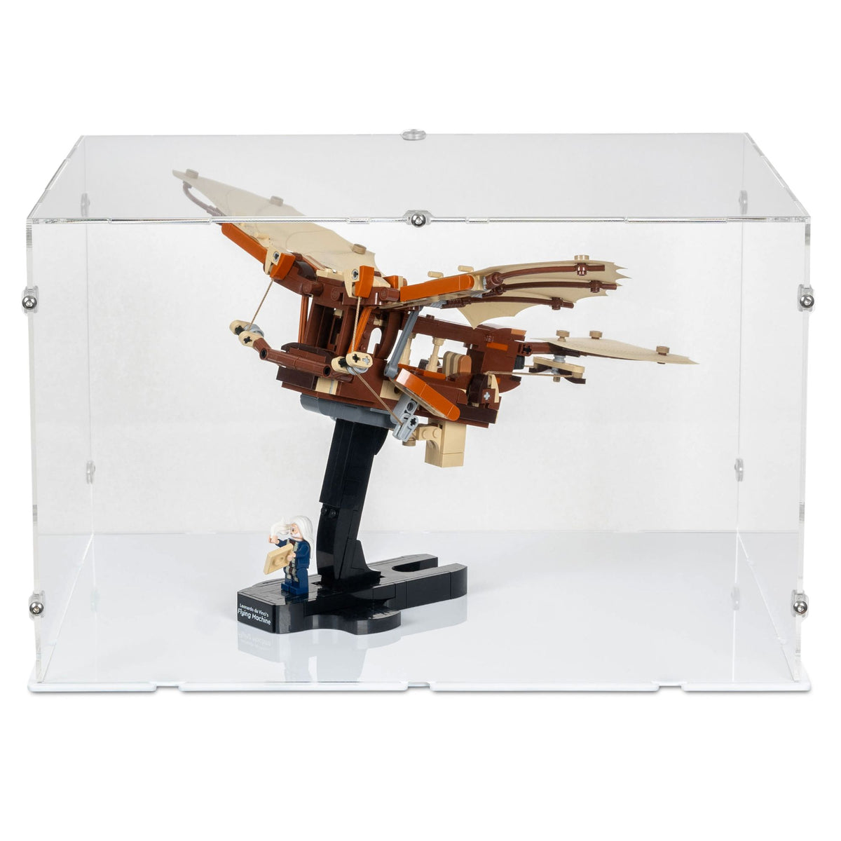 Leonardo da Vinci's Flying Machine Display Case for LEGO 10363