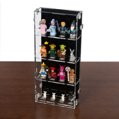 2in1 Desk and Wall 16 LEGO Minifigure Display Case (4x4)