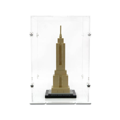 Empire State Building Display Case for LEGO 21002
