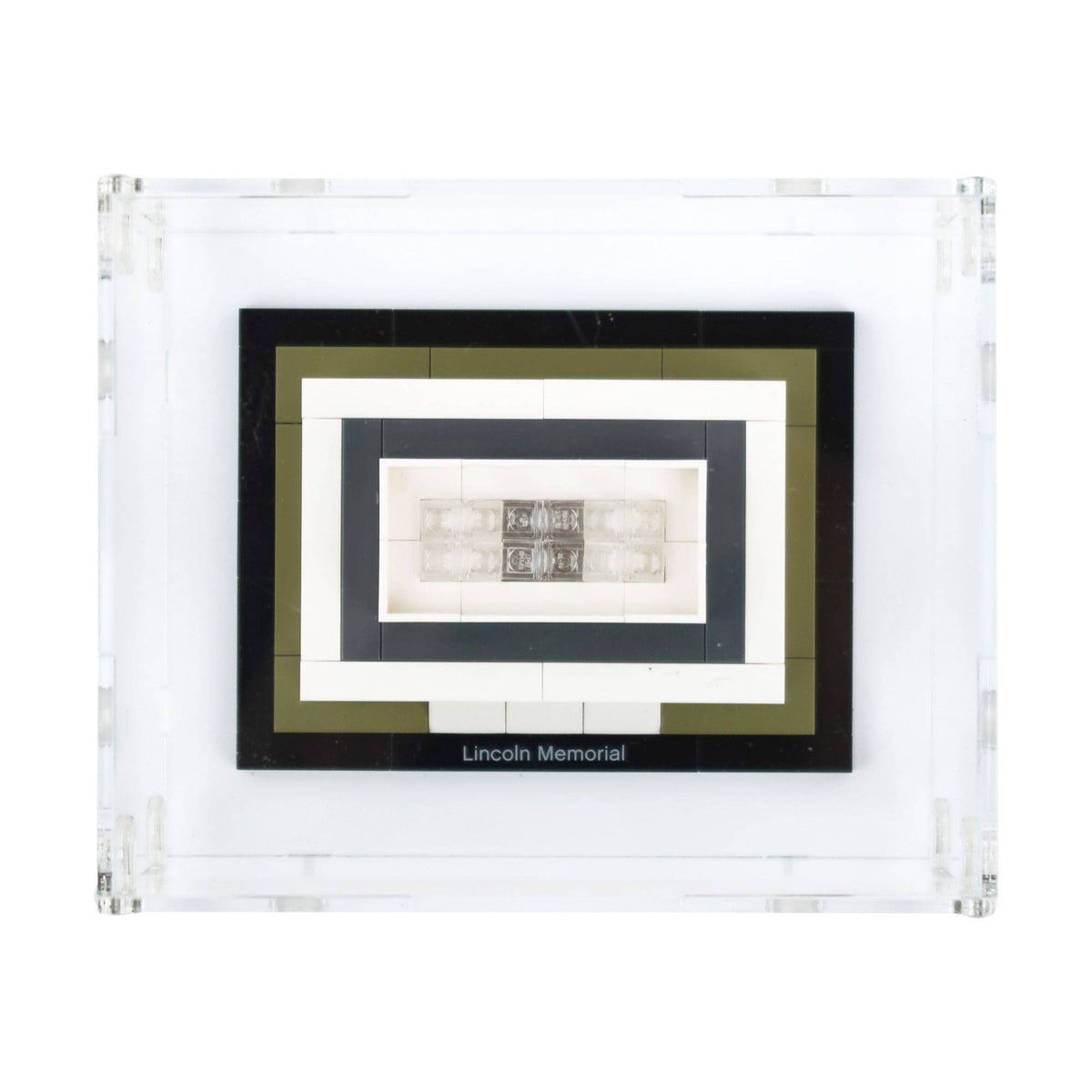 Lincoln Memorial Display Case for LEGO 21022