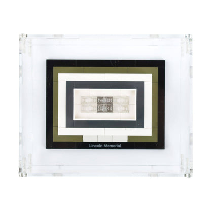 Lincoln Memorial Display Case for LEGO 21022