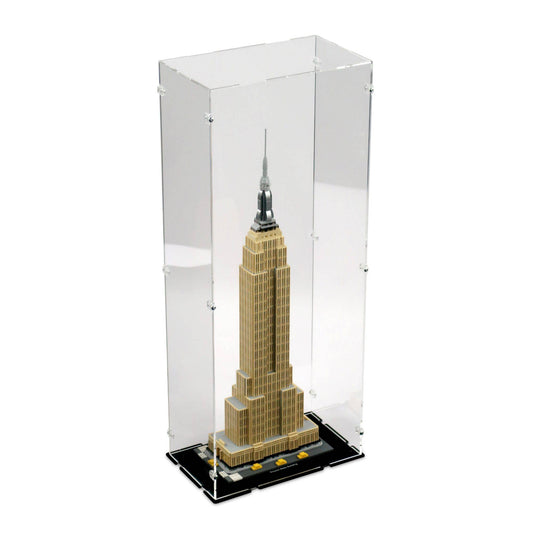 Empire State Building Display Case for LEGO 21046