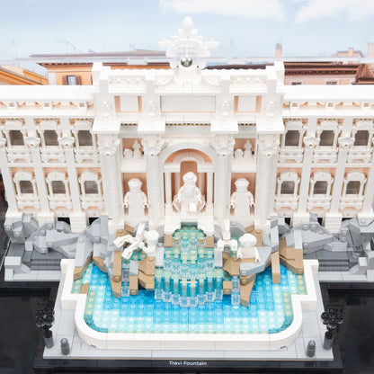 Trevi Fountain Display Case for LEGO 21062