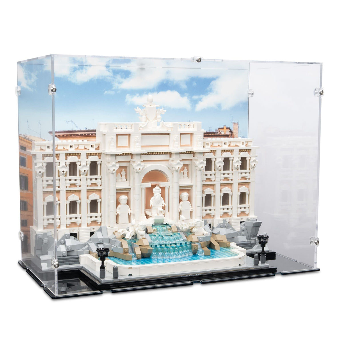 Trevi Fountain Display Case for LEGO 21062