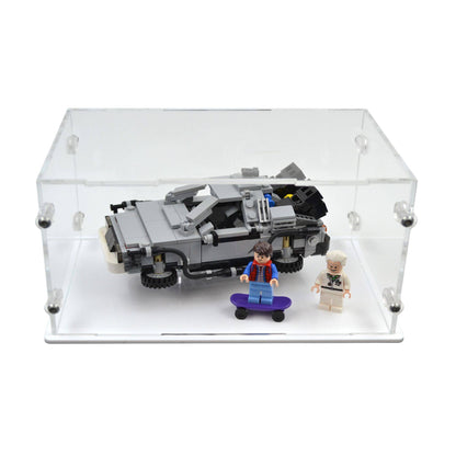 DeLorean Time Machine Display Case for LEGO 21103