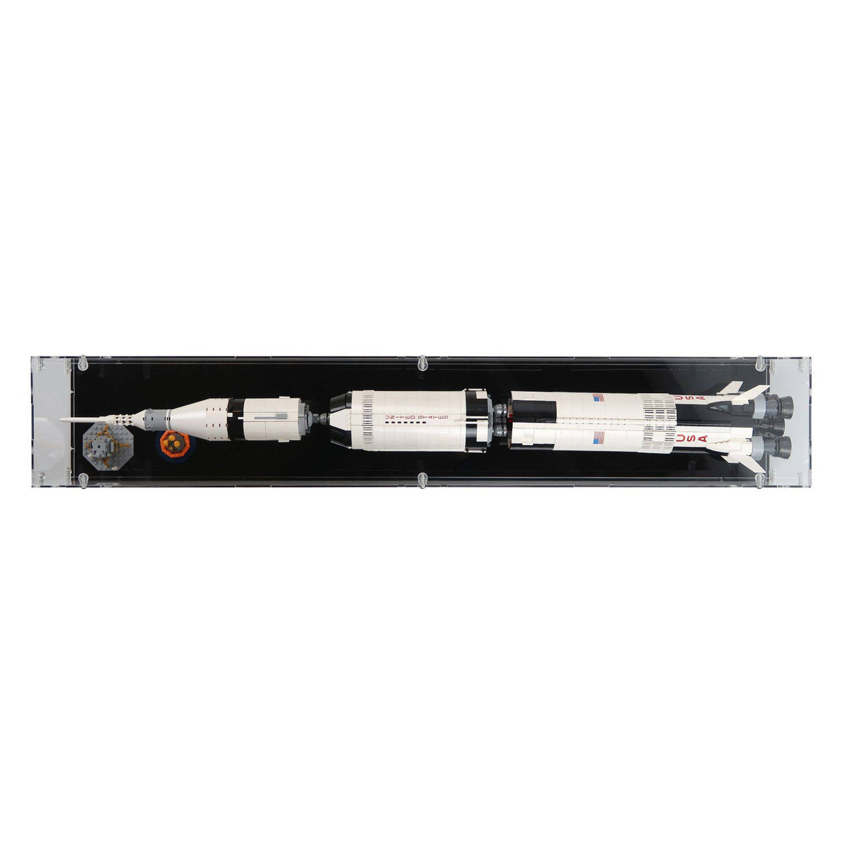 NASA Saturn V Display Case (Horizontal) for LEGO 21309/92176