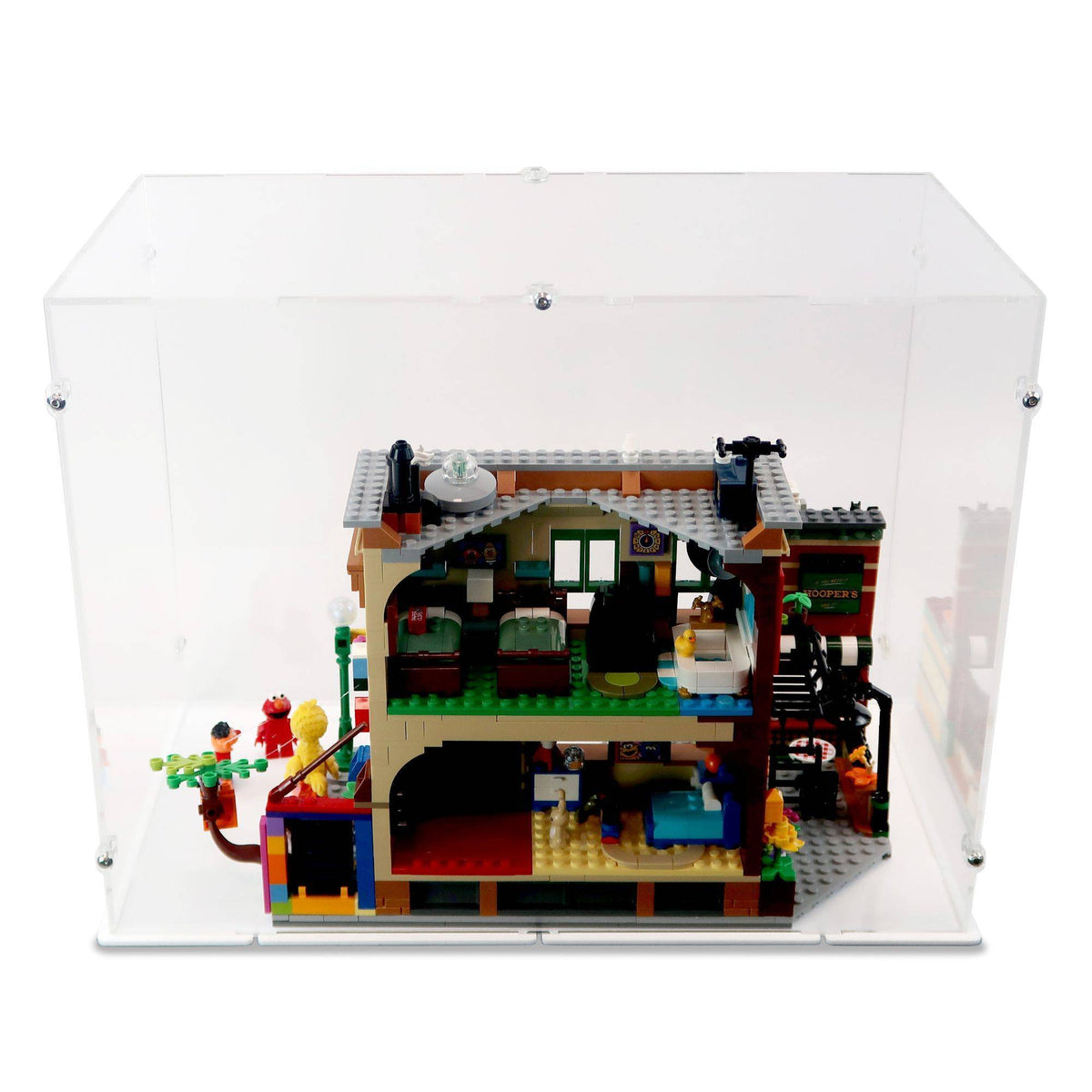 123 Sesame Street Compact Display Case for LEGO 21324