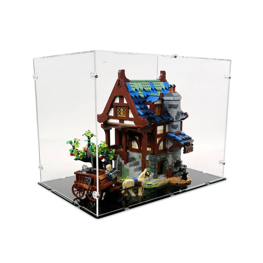 Medieval Blacksmith Display Case for LEGO 21325