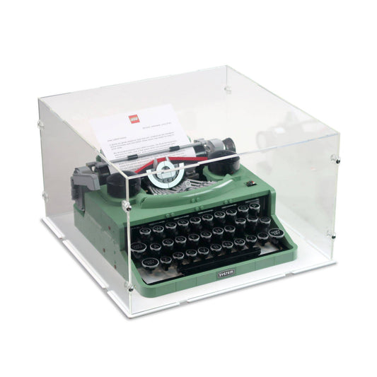 Typewriter Display Case for LEGO 21327