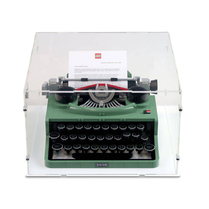 Typewriter Display Case for LEGO 21327