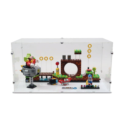 Sonic the Hedgehog - Green Hill Zone Display Case for LEGO 21331