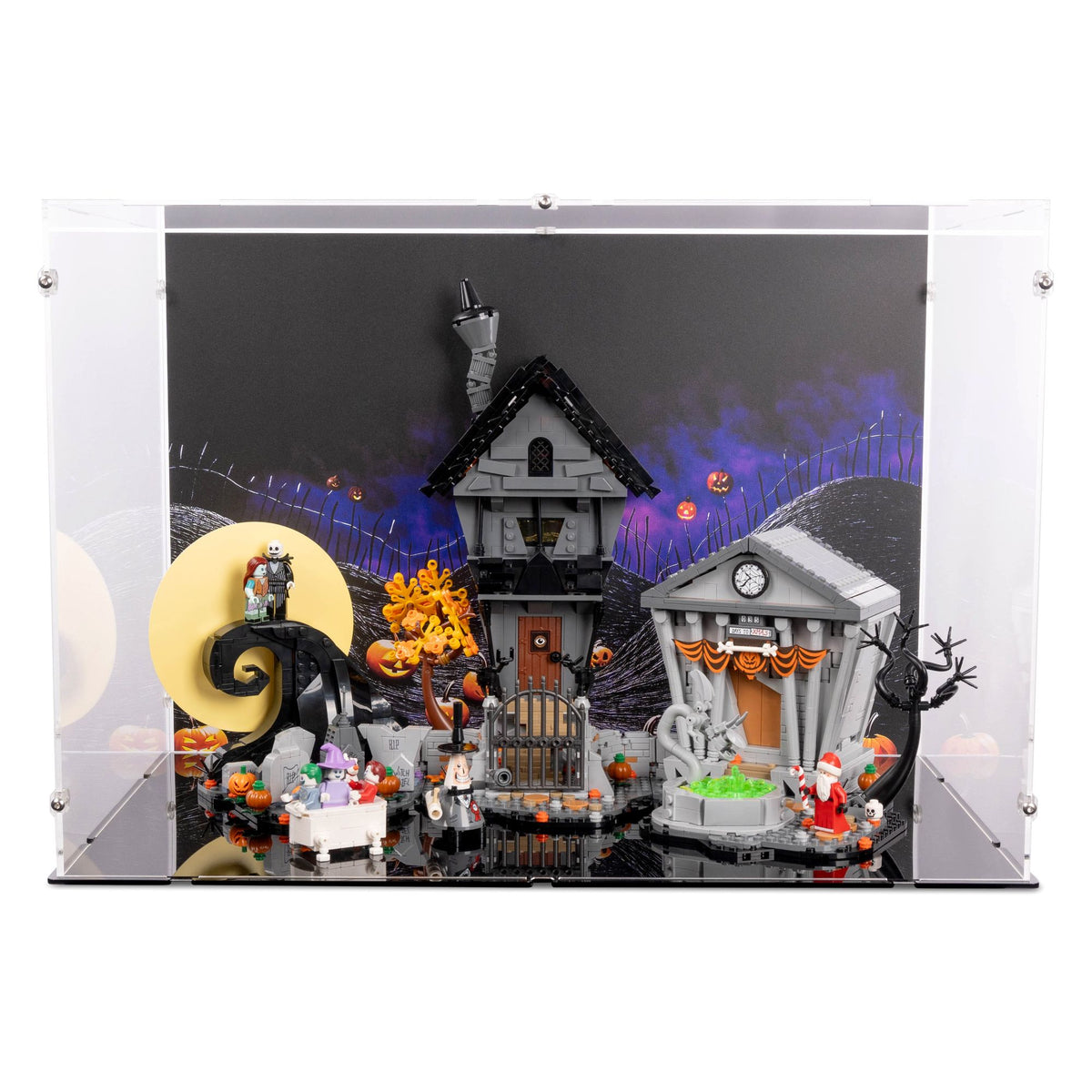 Tim Burton's The Nightmare Before Christmas Display Case for LEGO 21351
