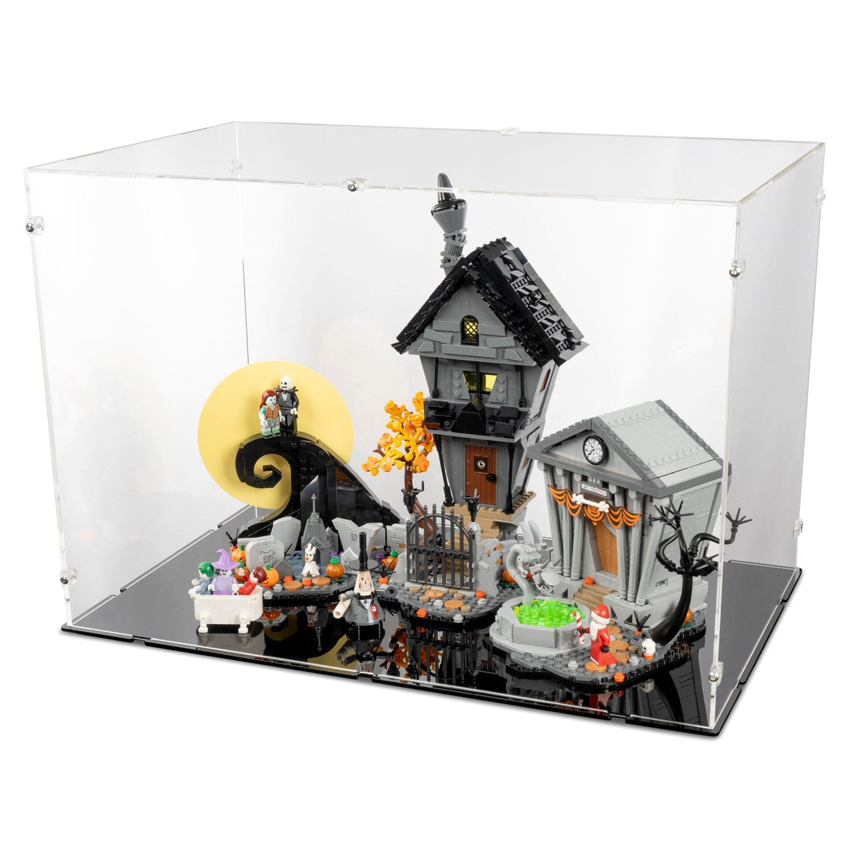 Tim Burton's The Nightmare Before Christmas Display Case for LEGO 21351