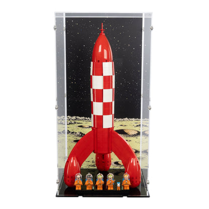Tintin Moon Rocket Display Case for LEGO 21367