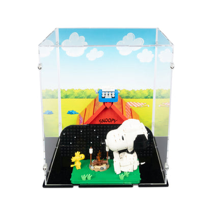 Peanuts: Snoopy's Doghouse Display Case for LEGO 21368