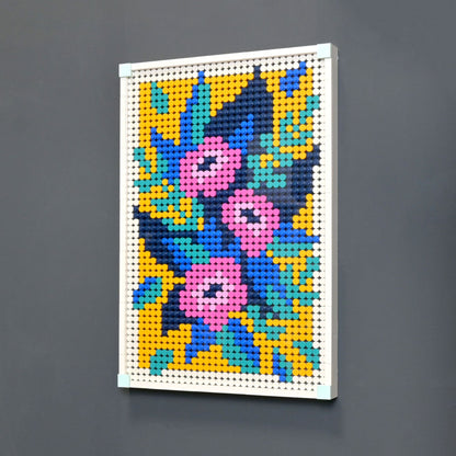 Floral Art Acrylic Cover for LEGO 31207