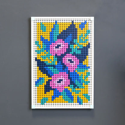Floral Art Acrylic Cover for LEGO 31207
