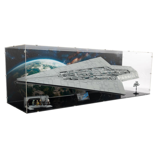 Executor Super Star Destroyer Display Case and Stand for LEGO 75457
