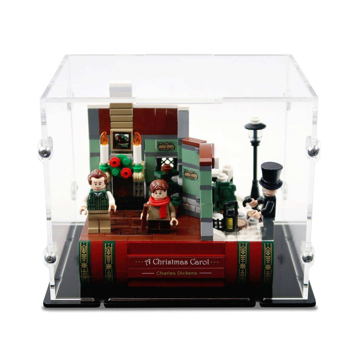 Charles Dickens A Christmas Carol Display Case for LEGO 40410