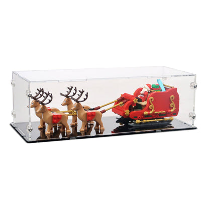 Santa's Sleigh Display Case for LEGO 40499