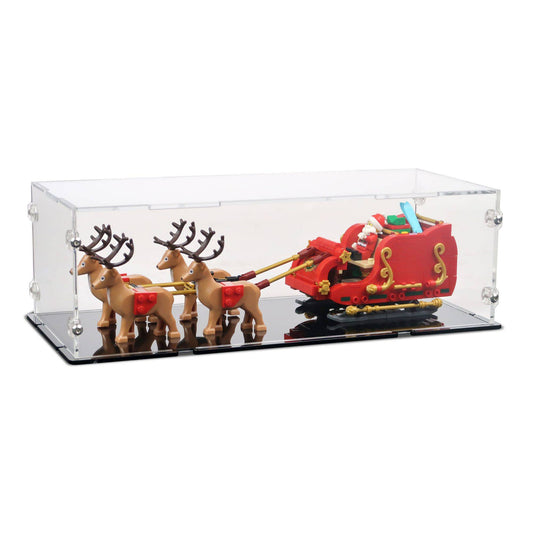 Santa's Sleigh Display Case for LEGO 40499
