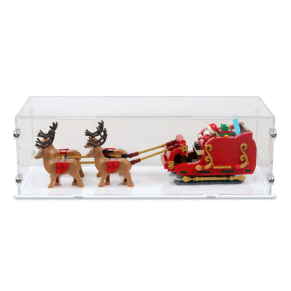 Santa's Sleigh Display Case for LEGO 40499