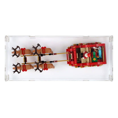 Santa's Sleigh Display Case for LEGO 40499