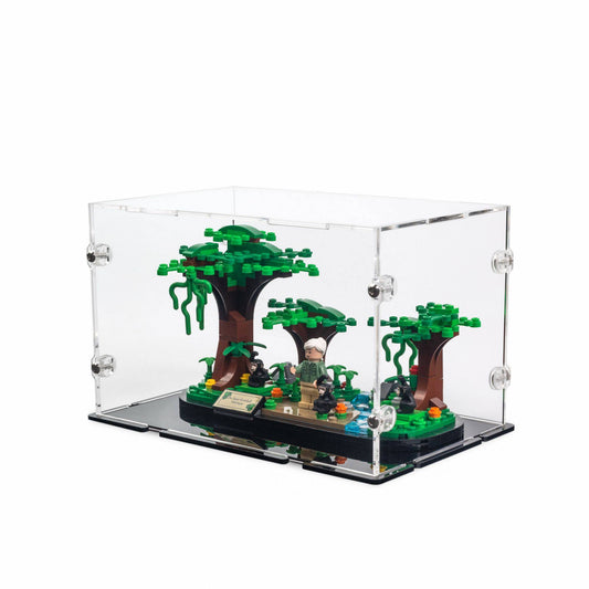 Jane Goodall Tribute Display Case for LEGO 40530