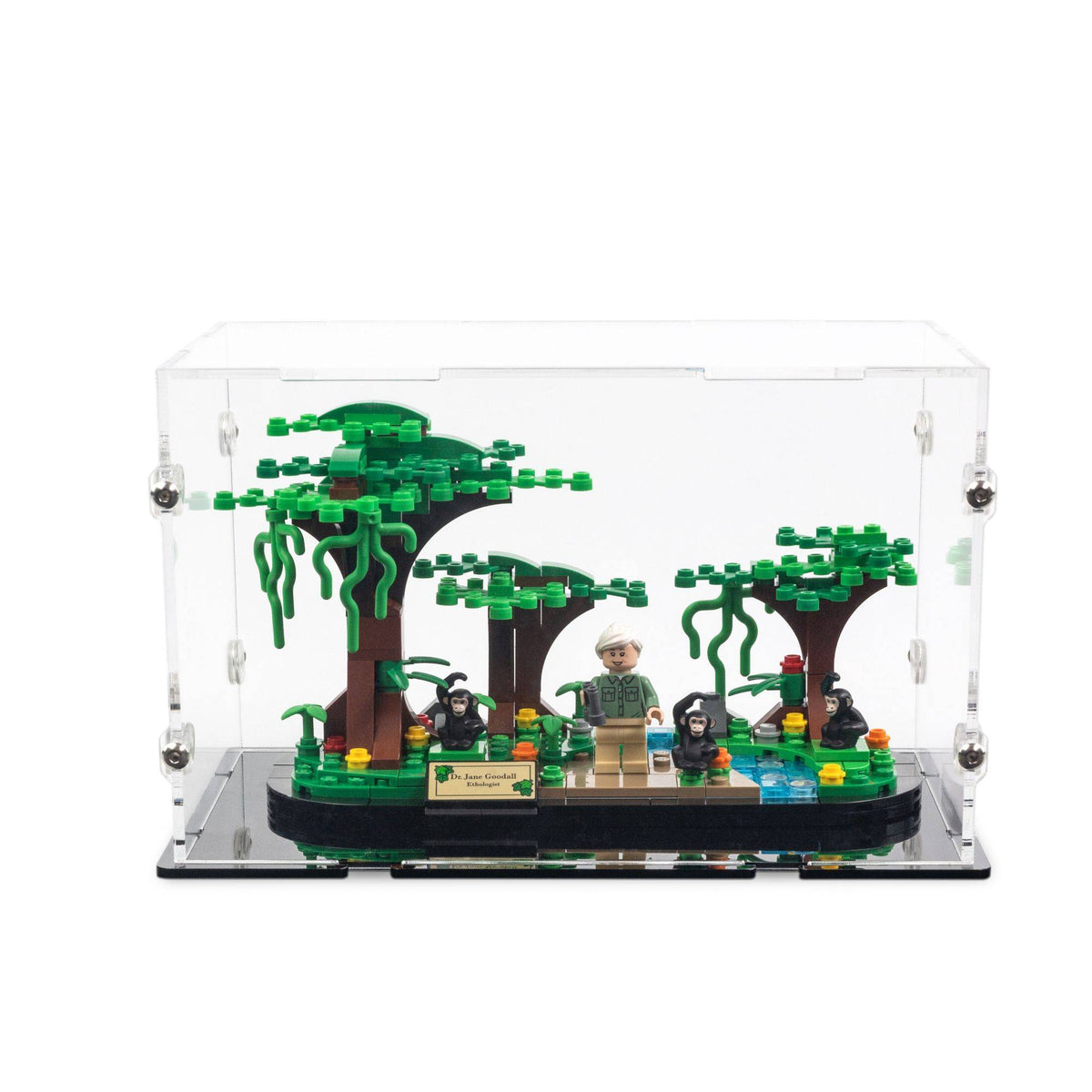 Jane Goodall Tribute Display Case for LEGO 40530