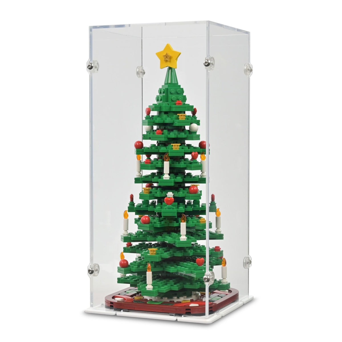 Christmas Tree Display Case for LEGO 40573