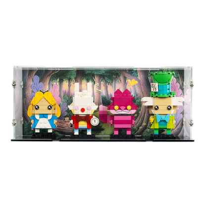 Alice in Wonderland BrickHeadz Display Case for LEGO 40925
