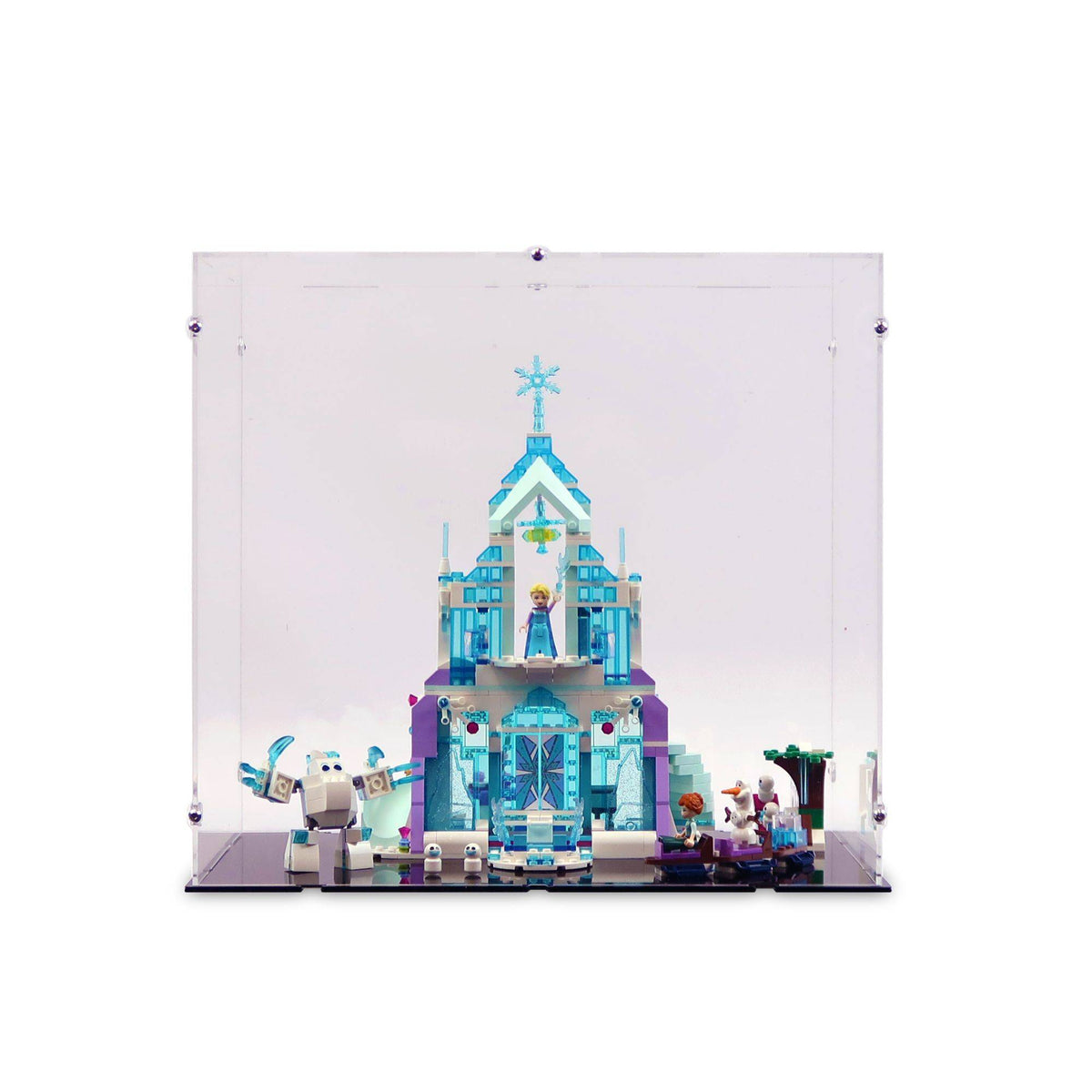 Frozen Elsa's Magical Ice Palace Display Case for LEGO 43172
