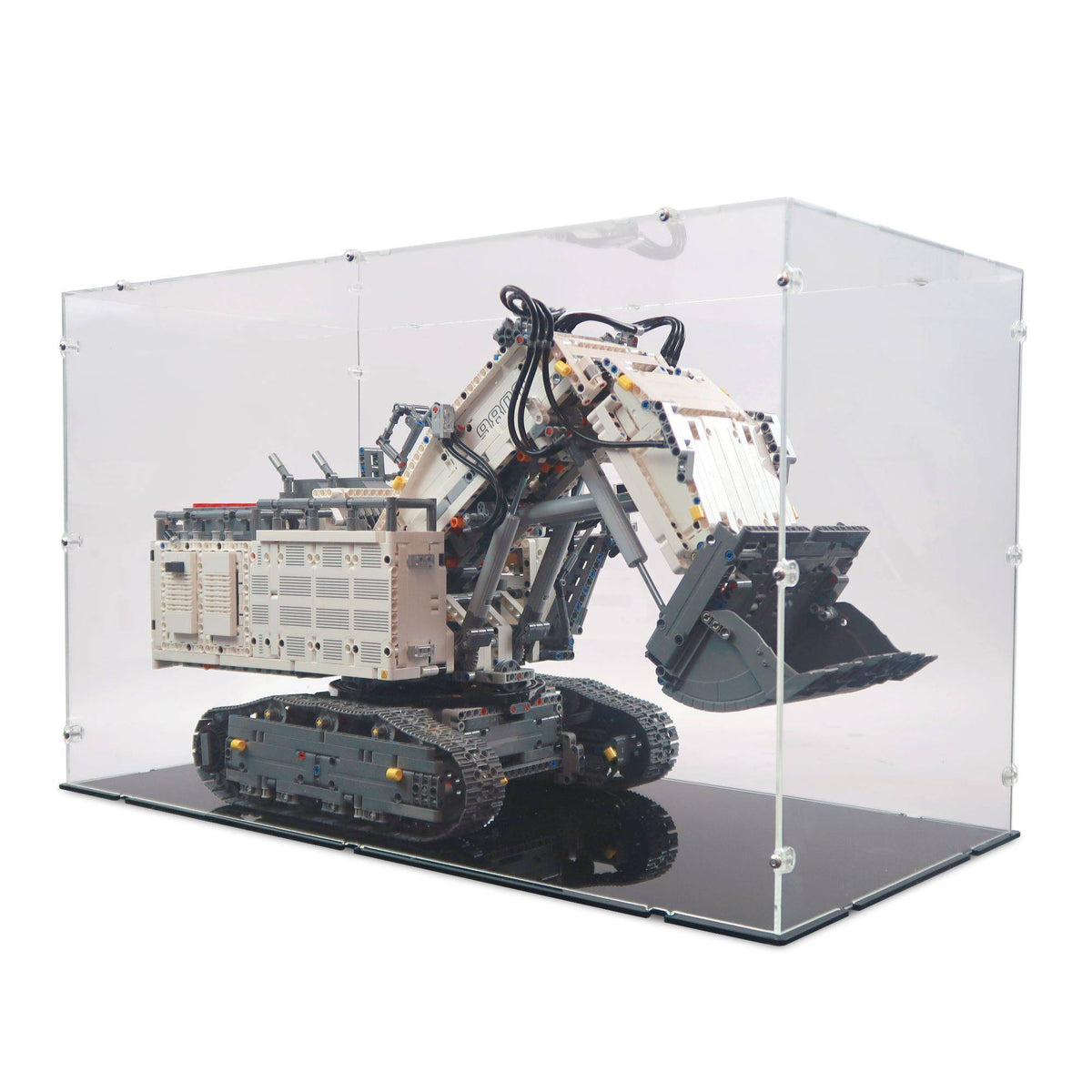 Liebherr R 9800 Excavator Display Case for LEGO 42100