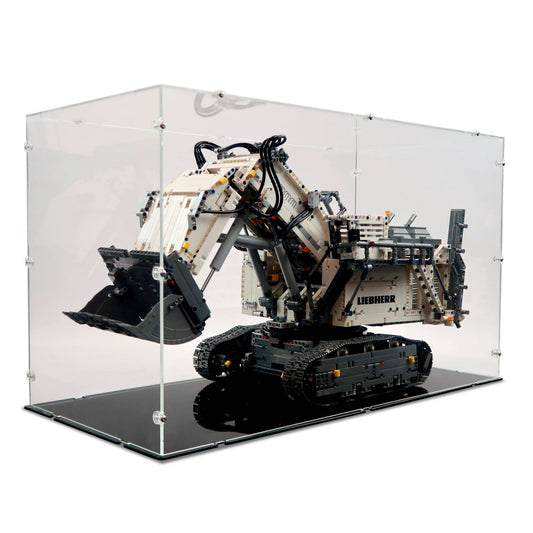 Liebherr R 9800 Excavator Display Case for LEGO 42100