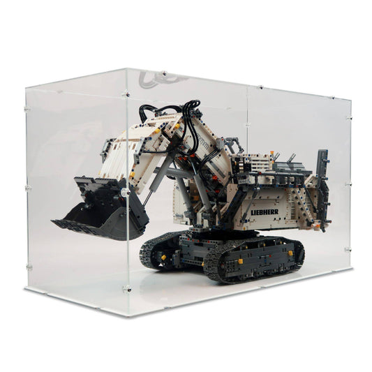 Liebherr R 9800 Excavator Display Case for LEGO 42100