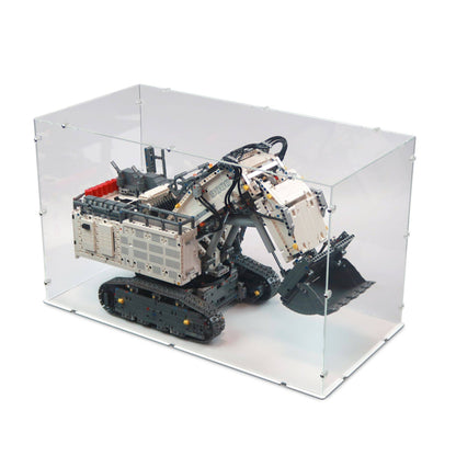Liebherr R 9800 Excavator Display Case for LEGO 42100