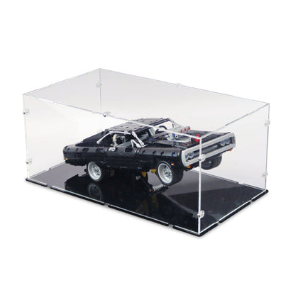 Dom's Dodge Charger Display Case for LEGO 42111